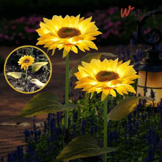 Solar Sunflower Light