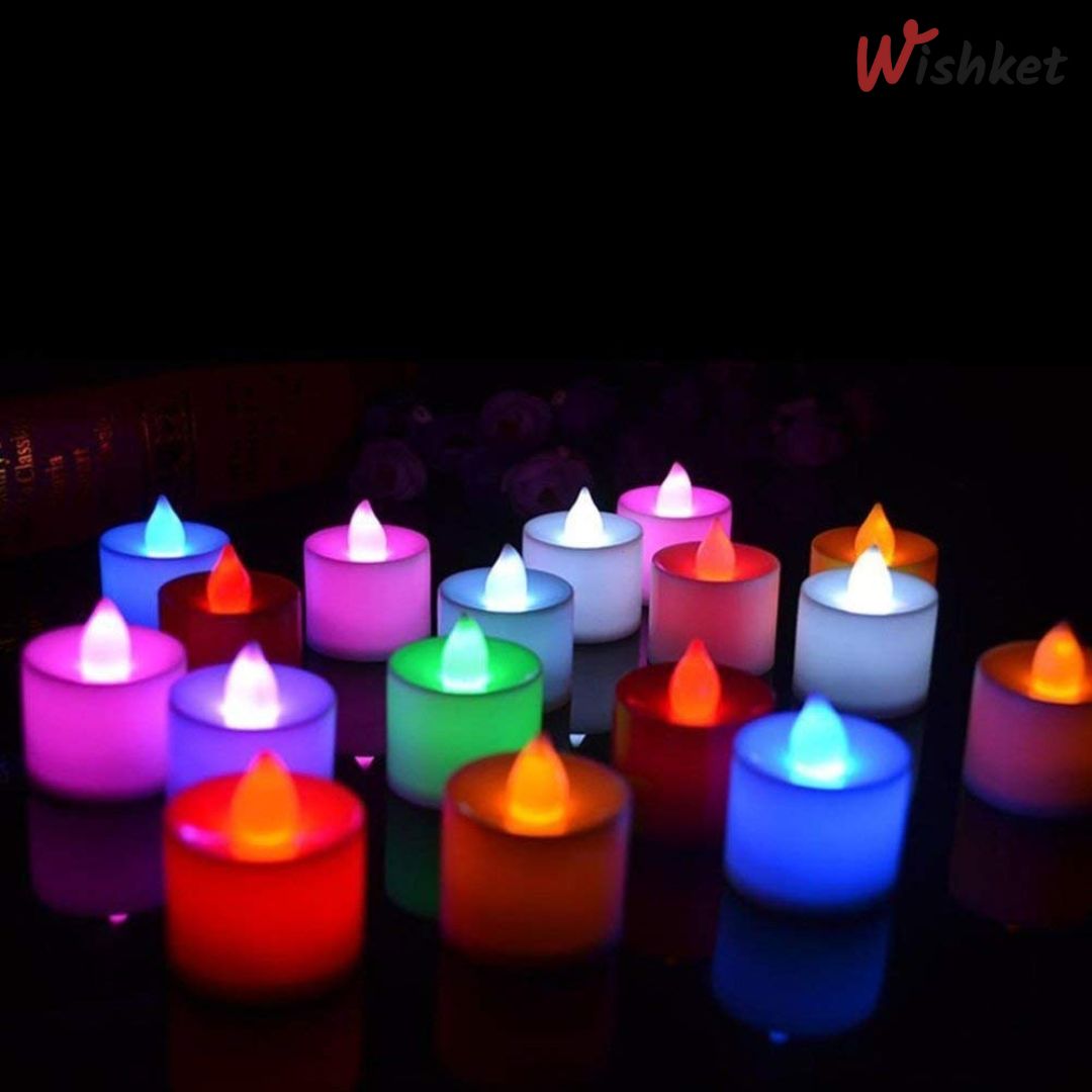 Multicolor Flameless Candles