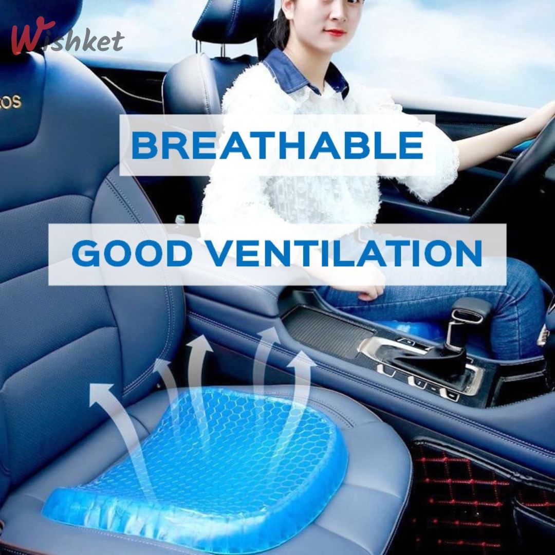 Honeycomb Gel Seat Cushion For Car, Cool And Refreshing