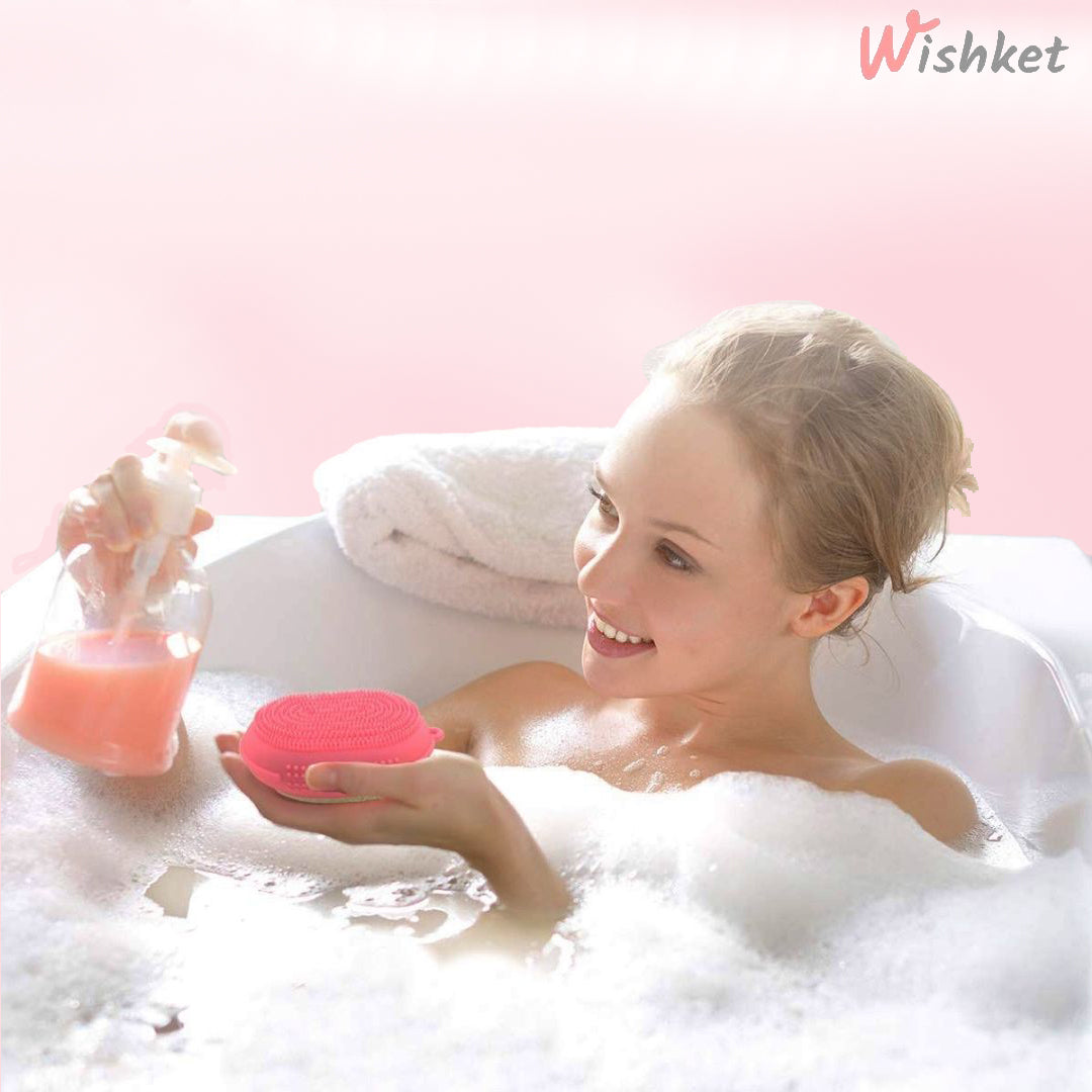 Super Soft Silicone Bath Scrubber